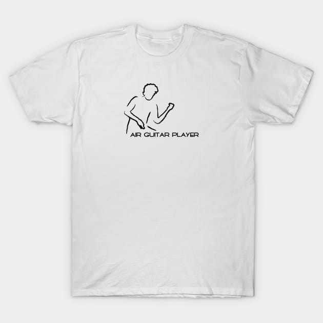 Air Guitar Player T-Shirt by semega